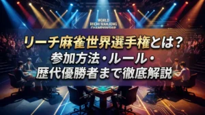 リーチ麻雀世界選手権とは？参加方法・ルール・歴代優勝者まで徹底解説